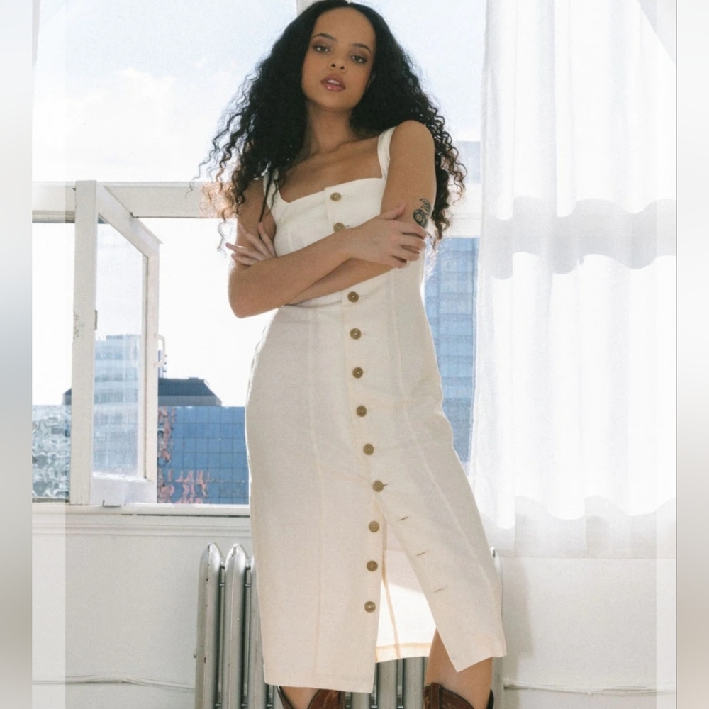 Harly Jae Provence Dress Sample in Ivory xsmall / small